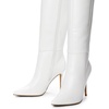 image:imageDREAM PAIRS Womens Pointed Stiletto Knee High BootsWhitepu