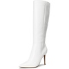 image:imageDREAM PAIRS Womens Pointed Stiletto Knee High BootsWhitepu