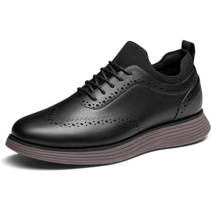 image:imageBruno Marc Mens MaxFlex Dress Sneakers OxfordsBlackCoffee