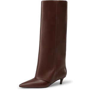 image:imageDREAM PAIRS FoldOver Knee High Fashion Boots for WomenBrown