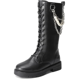 image:imageDREAM PAIRS Girls Riding Knee High BootsBlack