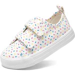 image:imageDREAM PAIRS Kids Sneakers Hook amp LoopsBeigeMulti