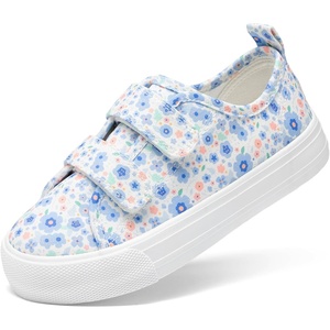 image:imageDREAM PAIRS Kids Sneakers Hook amp LoopsLight BluePink