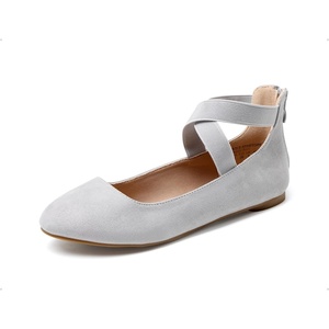 image:imageDREAM PAIRS Womens Ankle Straps Flats ShoesGrey