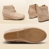 image:imageDREAM PAIRS Girls Boots Low Wedge Winter HeelBeige