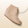 image:imageDREAM PAIRS Girls Boots Low Wedge Winter HeelBeige