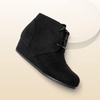 image:imageDREAM PAIRS Girls Boots Low Wedge Winter HeelBlack