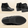 image:imageDREAM PAIRS Girls Boots Low Wedge Winter HeelBlackpu