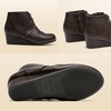 image:imageDREAM PAIRS Girls Boots Low Wedge Winter HeelBrownpu