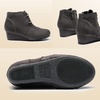 image:imageDREAM PAIRS Girls Boots Low Wedge Winter HeelGrey