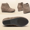 image:imageDREAM PAIRS Girls Boots Low Wedge Winter HeelTaupe