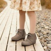 image:imageDREAM PAIRS Girls Boots Low Wedge Winter HeelTaupe