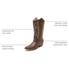 image:imageDREAM PAIRS Womens Cowboy CowgirlBrownpu