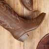 image:imageDREAM PAIRS Womens Cowboy CowgirlBrownpu