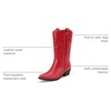 image:imageDREAM PAIRS Womens Cowboy CowgirlRed
