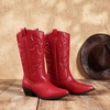 image:imageDREAM PAIRS Womens Cowboy CowgirlRed