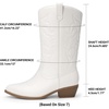 image:imageDREAM PAIRS Womens Cowboy CowgirlWhite
