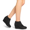 image:imageDREAM PAIRS Womens Wedge Boots Casual Ankle BootiesBlack