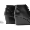image:imageDREAM PAIRS Womens Wedge Boots Casual Ankle BootiesTomsonblack Pu