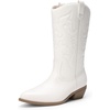 image:imageDREAM PAIRS Womens Cowboy CowgirlWhite