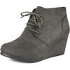 image:imageDREAM PAIRS Womens Wedge Boots Casual Ankle BootiesGrey