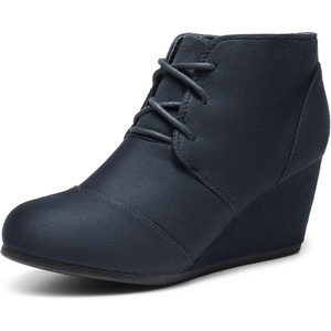 image:imageDREAM PAIRS Womens Wedge Boots Casual Ankle BootiesTomsonnavy