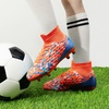image:imageDREAM PAIRS Boys Youth High Top Football CleatsOrangeBlue