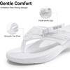 image:imageDREAM PAIRS Womens Arch Support Lightweight Flip FlopsWhite