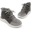 image:imageDREAM PAIRS Ankle Fashion Sneaker Boots WomenDark Grey