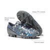 image:imageDREAM PAIRS Boys Girls Soccer Cleats with SocksDarkGreyRoyalBlue