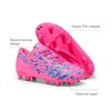 image:imageDREAM PAIRS Boys Girls Soccer Cleats with SocksFuchsiaPinkRoyalBlue