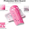image:imageDREAM PAIRS Boys Girls Soccer Cleats with SocksHot PinkBlue
