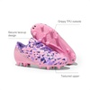 image:imageDREAM PAIRS Boys Girls Soccer Cleats with SocksPinkLight Purple