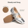 image:imageDREAM PAIRS Girls Ballet Flats Mary Jane Dress ShoesSilver