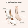 image:imageDREAM PAIRS Girls Ballet Flats Mary Jane Dress ShoesWhite