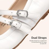 image:imageDREAM PAIRS Girls Ballet Flats Mary Jane Dress ShoesWhite