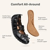 image:imageDREAM PAIRS Girls Ballet Flats Mary Jane ShoesAll Black
