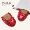image:imageDREAM PAIRS Girls Ballet Flats Mary Jane ShoesAll Red