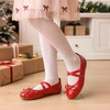 image:imageDREAM PAIRS Girls Ballet Flats Mary Jane ShoesAll Red
