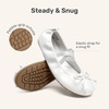 image:imageDREAM PAIRS Girls Ballet Flats Mary Jane ShoesAll White