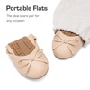 image:imageDREAM PAIRS Girls Ballet Flats Mary Jane ShoesNude