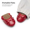 image:imageDREAM PAIRS Girls Ballet Flats Mary Jane ShoesRed
