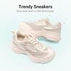 image:imageDREAM PAIRS Girls Chunky Sneakers Jelly Sole ShoesBeige