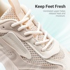 image:imageDREAM PAIRS Girls Chunky Sneakers Jelly Sole ShoesBeige