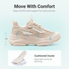 image:imageDREAM PAIRS Girls Chunky Sneakers Jelly Sole ShoesBeige