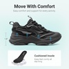 image:imageDREAM PAIRS Girls Chunky Sneakers Jelly Sole ShoesBlack