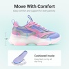 image:imageDREAM PAIRS Girls Chunky Sneakers Jelly Sole ShoesPurple