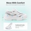image:imageDREAM PAIRS Girls Chunky Sneakers Jelly Sole ShoesWhite