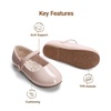image:imageDREAM PAIRS Girls Dress Shoes Mary Jane Ballet FlatsNude