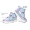 image:imageDREAM PAIRS Girls High Top Sneakers Star Casual ShoesGrape
